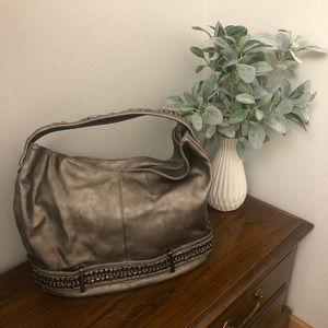 Charming Charlie Pewter Handbag